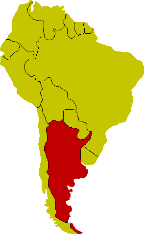 Karte Argentinien