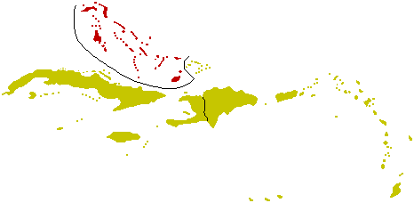 Karte Bahamas