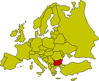 Karte Bulgarien