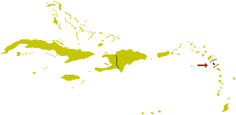 Karte Dominica