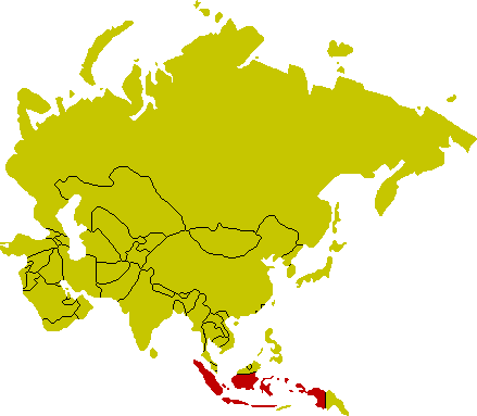 Karte Indonesien