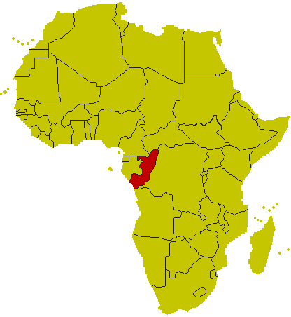 Karte Kongo