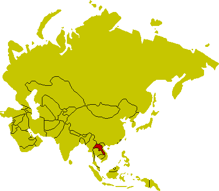 Karte Laos