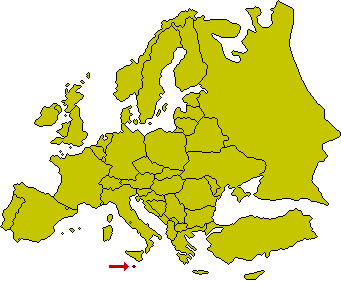 Karte Malta