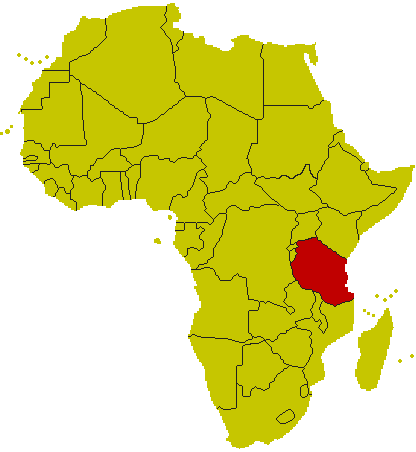 Karte Tansania