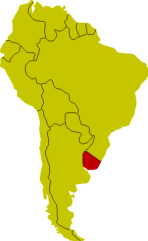 Karte Uruguay