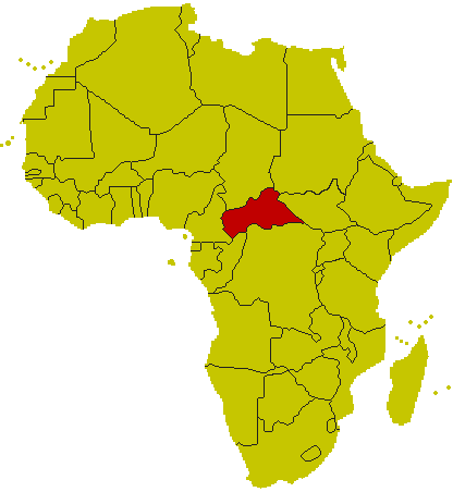 Karte Zentralafrikanische-Republik