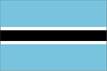 Flagge Botswana